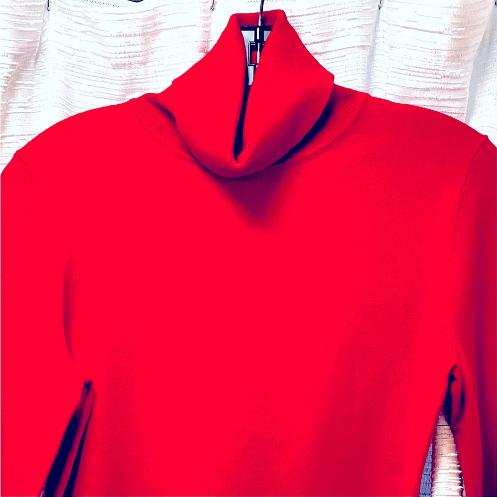 Red Turtleneck Sweater
